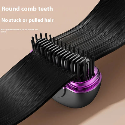 Portable mini ceramic hair straightener.
